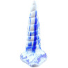 F*CK MY COLOR Plug Couleur Unicorn 18 x 6cm Bleu-Blanc